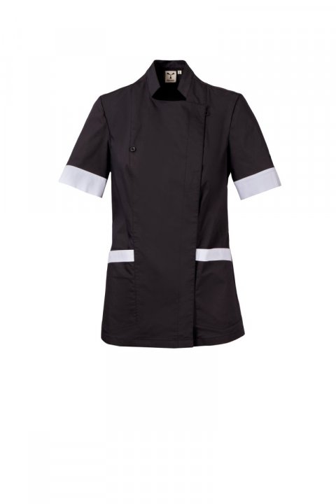 Amber Lady Beauty-Bluse SCHWARZ/WEISS