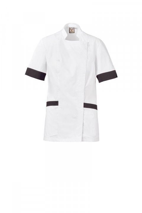 Amber Mesh Lady Beauty-Bluse WEISS/SCHWARZ