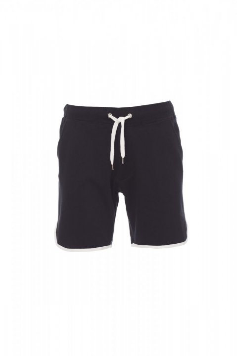Combat Bermuda-Shorts Noir / Blanc