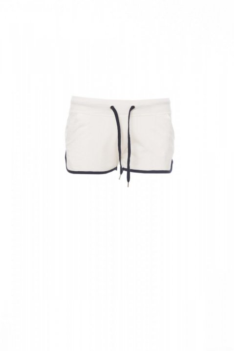 Combat Lady Bermuda-Shorts Blanc / Bleu marine