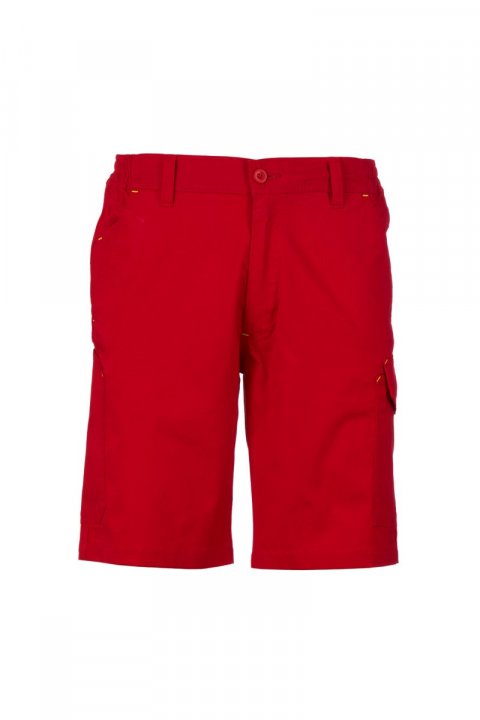 Service Stretch Bermuda-Shorts Rouge