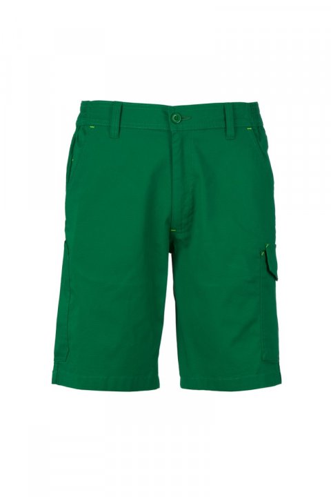 Service Stretch Bermuda-Shorts Vert vif