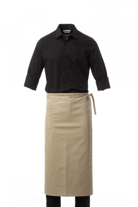 Maitre Lange Schürze KAKI