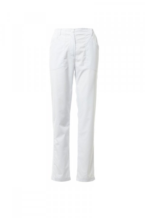 Brigade Mesh Lady Pantalon de cuisine Blanc