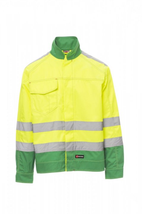 Safe Hi-Vi Jacke Jaune fluo / Vert vif
