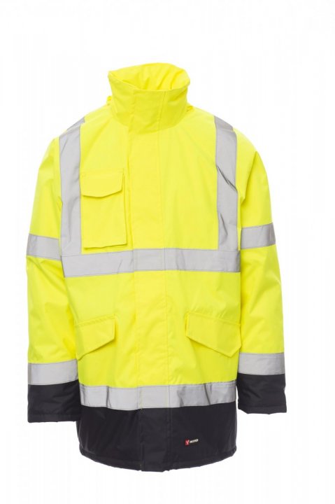 Yard Jacke Jaune fluo / Bleu marine
