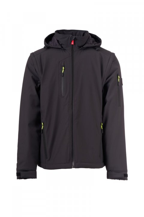 Creek 2In1 Lite Pad Gefütterte Softshell-Jacke ANTHRAZIT / Noir