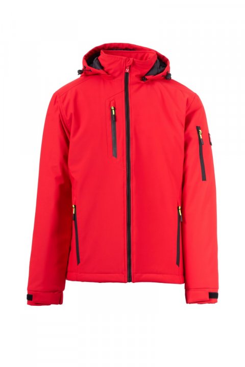 Creek Lite Pad Gefütterte Softshell-Jacke ROT/SCHWARZ