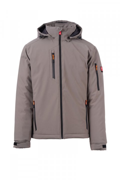 Creek Lite Pad Gefütterte Softshell-Jacke RAUCHGRAU/SCHWARZ