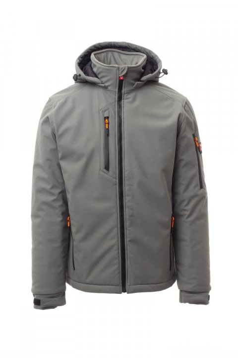 Creek Pad Gefütterte Softshell-Jacke RAUCHGRAU/SCHWARZ