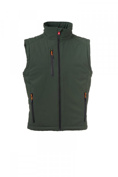 Creek Lite Pad Gefütterte Softshell-Weste WALDGRÜN / Noir