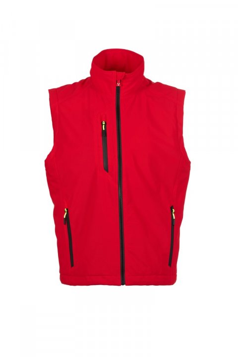 Creek Ultralite Pad Gefütterte Softshell-Weste ROT/SCHWARZ