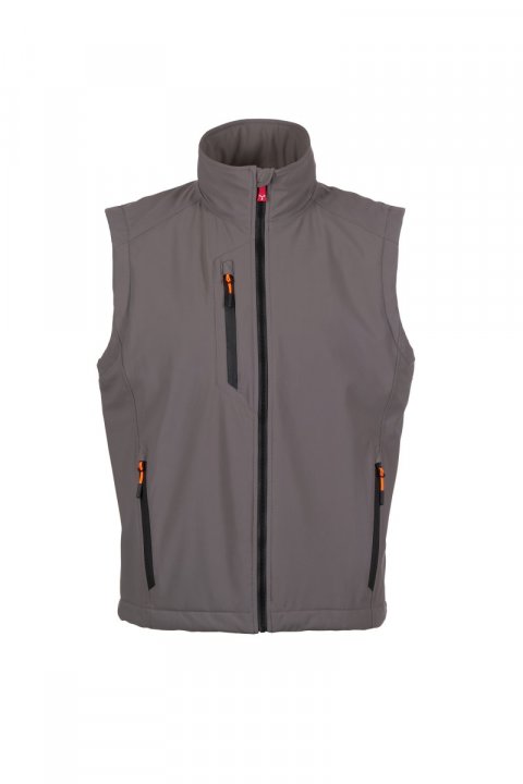Creek Ultralite Pad Gefütterte Softshell-Weste RAUCHGRAU/SCHWARZ