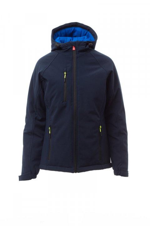 Gale Pad Lady Gefütterte Softshell-Jacke MARINEBLAU/KÖNIGSBLAU