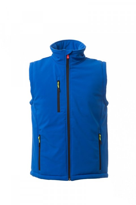 Gale Pad Gefütterte Softshell-Weste KÖNIGSBLAU / Bleu marine