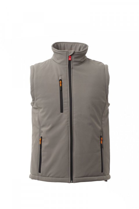Gale Pad Gefütterte Softshell-Weste RAUCHGRAU / Noir
