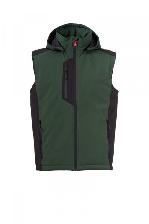 Galway Ultralite Pad 140 Gefütterte Softshell-Weste WALDGRÜN/SCHWARZ