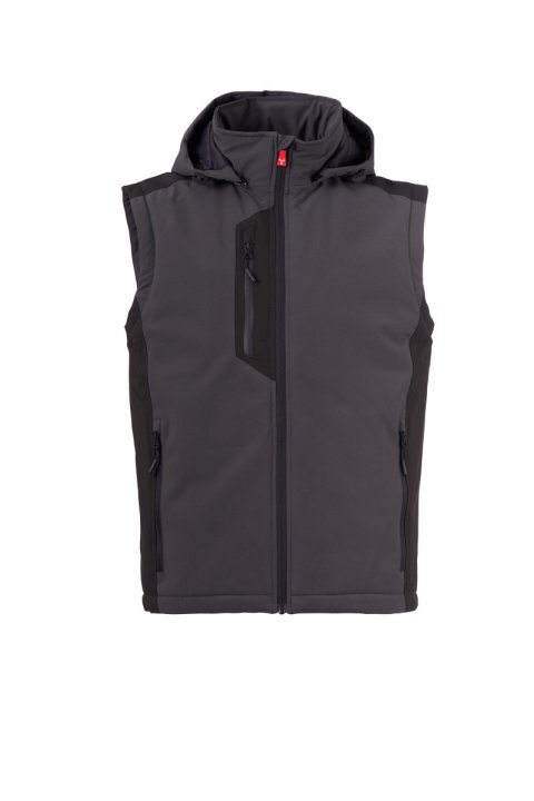 Galway Ultralite Pad 140 Gefütterte Softshell-Weste ANTHRAZIT/SCHWARZ