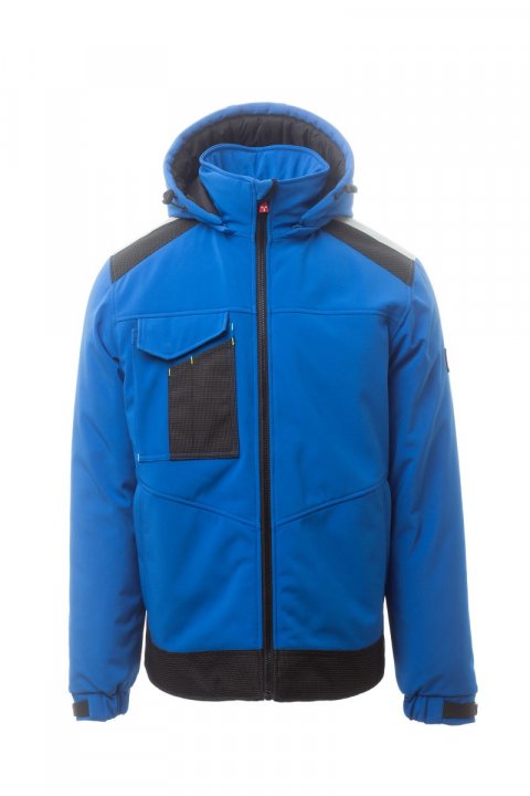 Performer Pad Gefütterte Softshell-Jacke KÖNIGSBLAU / Noir