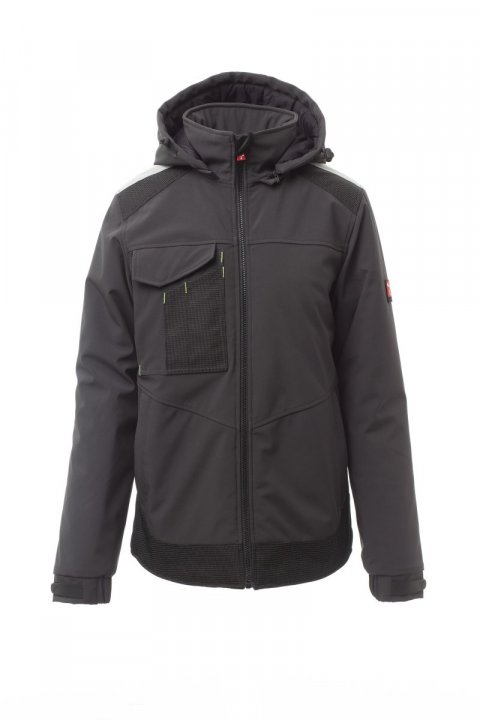 Performer Pad Gefütterte Softshell-Jacke ANTHRAZIT / Noir
