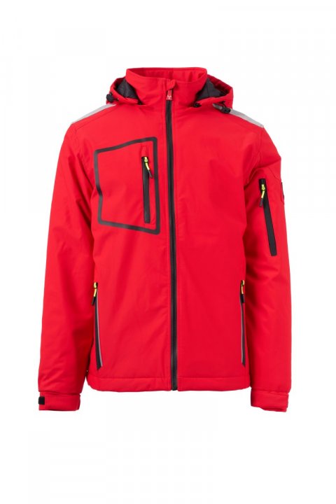 Stream Lite Pad Gefütterte Softshell-Jacke ROT/SCHWARZ