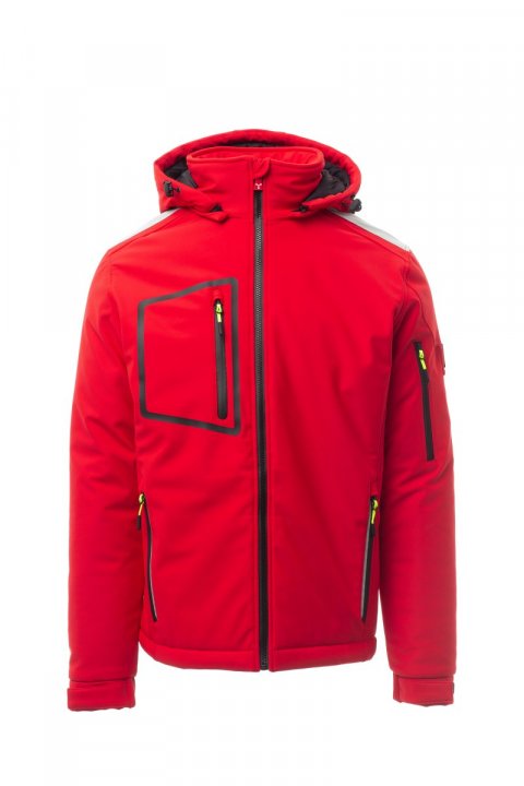 Stream Pad Gefütterte Softshell-Jacke ROT/SCHWARZ