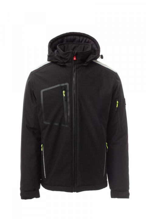 Stream Pad Gefütterte Softshell-Jacke SCHWARZ/SCHWARZ