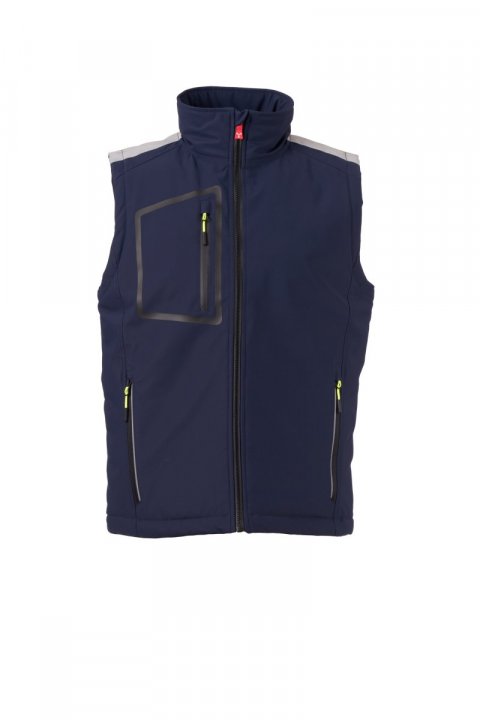 Stream Lite Pad Gefütterte Softshell-Weste Bleu marine / Noir