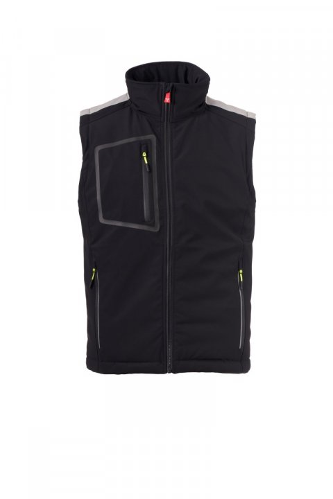 Stream Lite Pad Gefütterte Softshell-Weste Noir / Noir