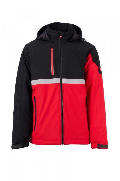 Wise Lite Pad Gefütterte Softshell-Jacke ROT/SCHWARZ