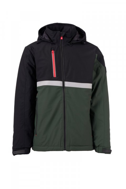 Wise Lite Pad Gefütterte Softshell-Jacke WALDGRÜN/SCHWARZ