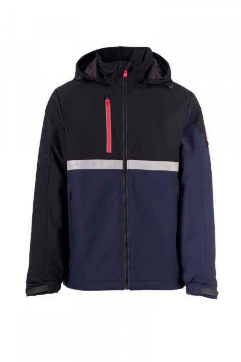 Wise Lite Pad Gefütterte Softshell-Jacke MARINEBLAU/SCHWARZ