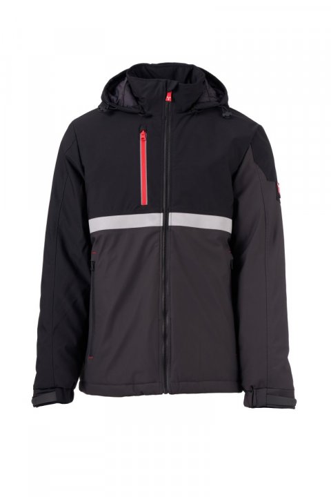 Wise Lite Pad Gefütterte Softshell-Jacke ANTHRAZIT/SCHWARZ