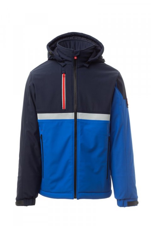 Wise Pad Gefütterte Softshell-Jacke KÖNIGSBLAU/MARINEBLAU