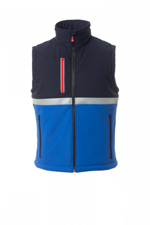 Wise Pad Gefütterte Softshell-Weste KÖNIGSBLAU/MARINEBLAU
