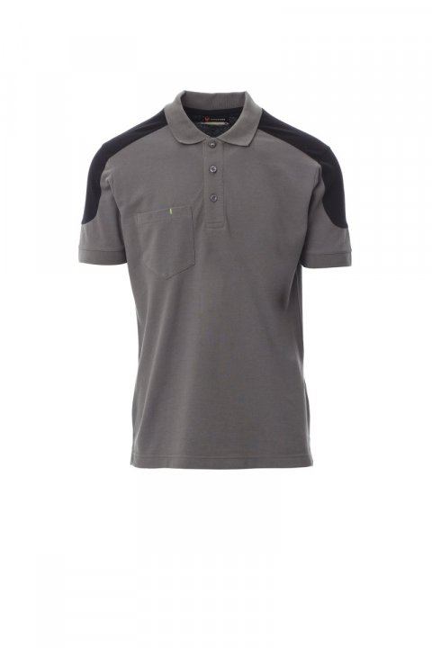 Company Polohemd RAUCHGRAU/SCHWARZ