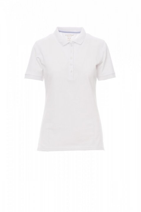 Glamour Polohemd WEISS