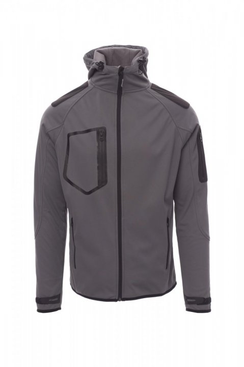 Extreme Softshell-Jacke STAHLGRAU / Noir