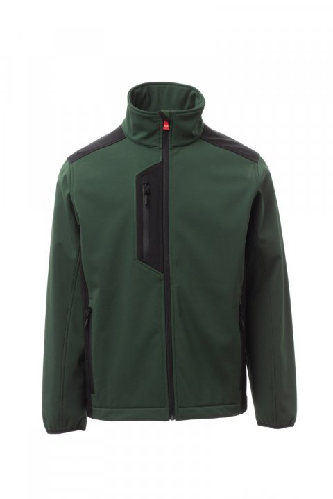 Galway Softshell-Jacke WALDGRÜN/SCHWARZ