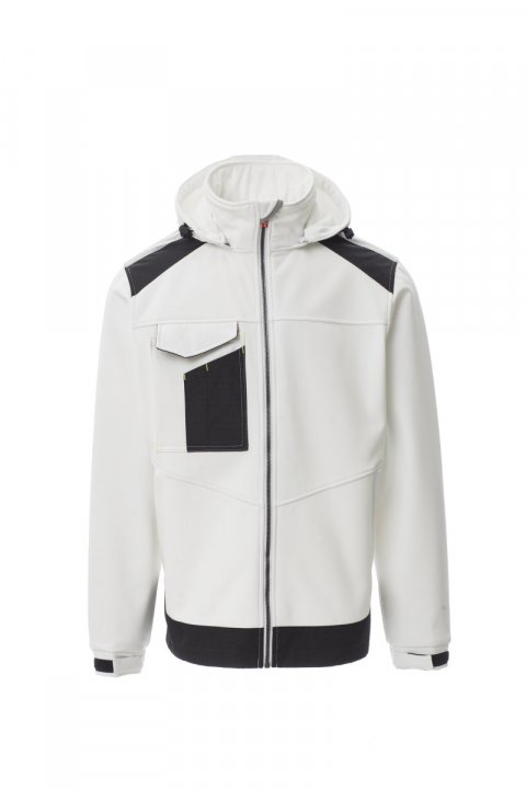 Performer 2.0 Softshell-Jacke WEISS/SCHWARZ