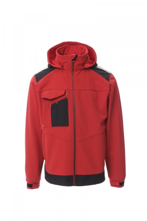 Performer 2.0 Softshell-Jacke ROT/SCHWARZ
