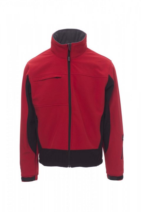 Storm Softshell-Jacke ROT/SCHWARZ
