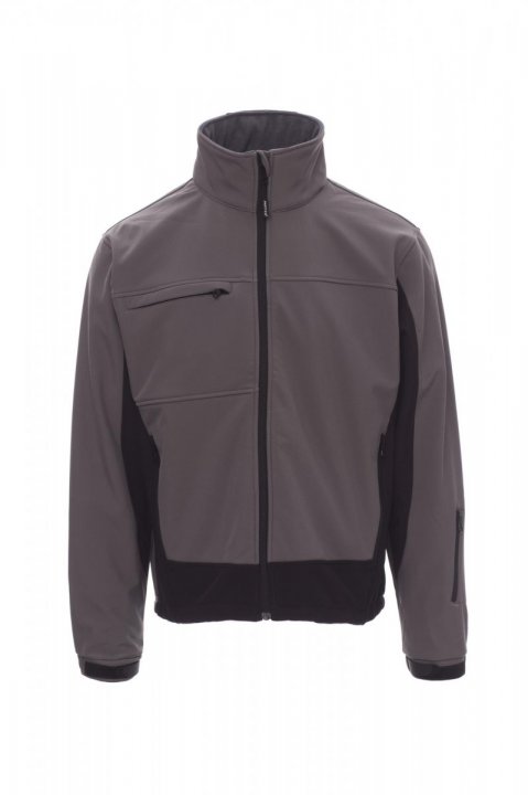 Storm Softshell-Jacke STAHLGRAU/SCHWARZ