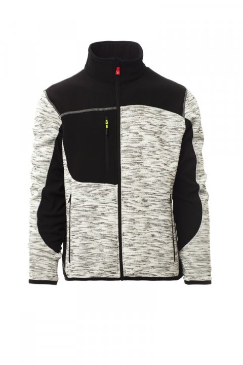 Travel Softshell-Jacke GRAU MELIERT/SCHWARZ