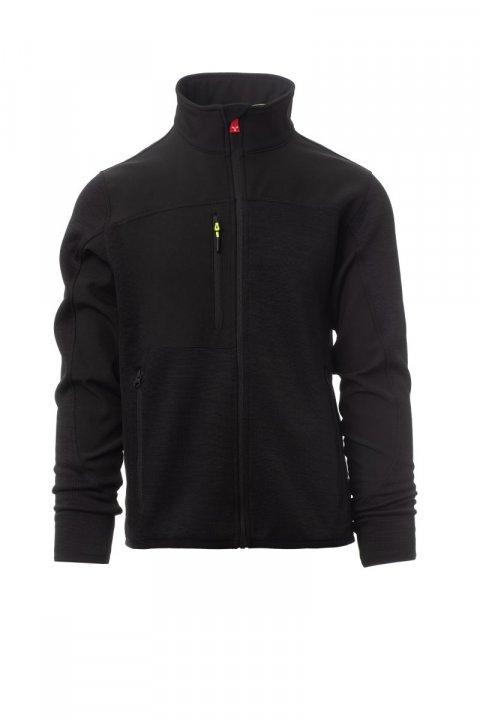 Travel Softshell-Jacke SCHWARZ/SCHWARZ