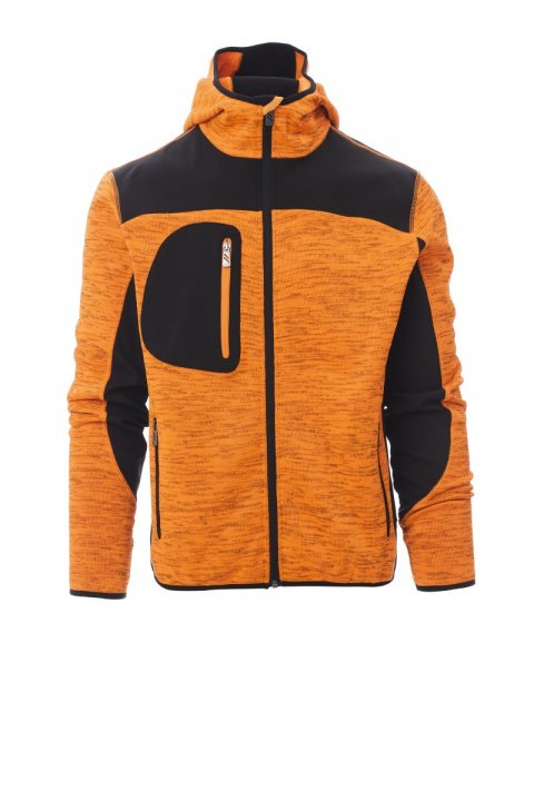 Trip Softshell-Jacke FLUOORANGE/SCHWARZ