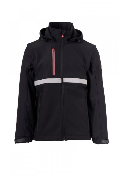 Wise 2In1 Softshell-Jacke SCHWARZ/SCHWARZ
