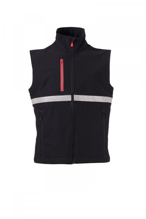 Wise Softshell-Weste Noir / Noir