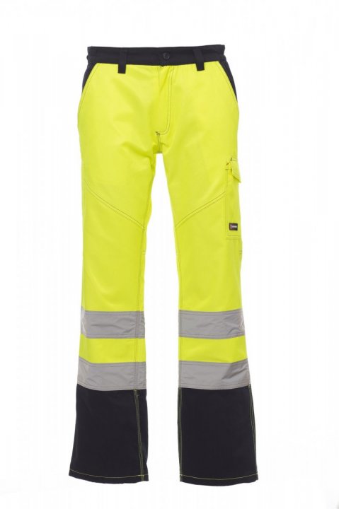 Charter Polar Arbeitshose Jaune fluo / Bleu marine