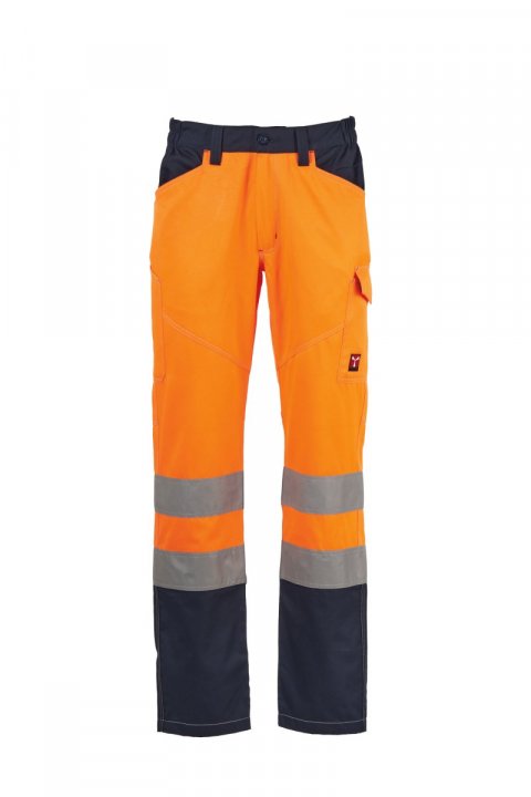 Charter Summer Arbeitshose FLUOORANGE/MARINEBLAU